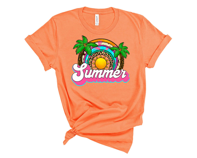 Summer Palm Trees - Graphic Tee