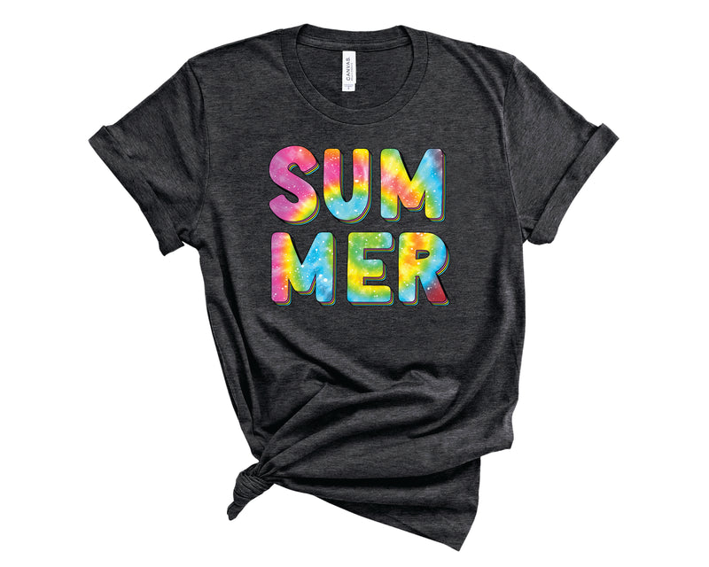 Summer Tie Dye Distressed -  Transfer