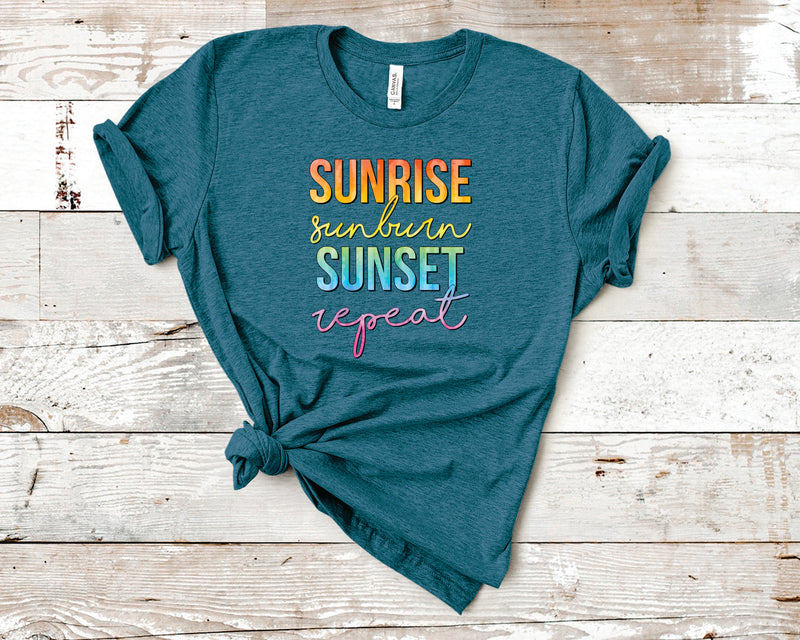 Sunrise Sunburn Sunset Repeat -  Transfer