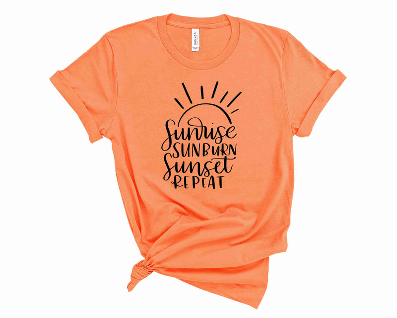 Sunrise sunburn sunset repeat - Graphic Tee