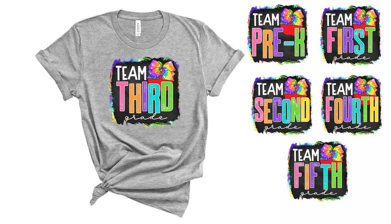 Team (Grade) Tie Dye - Graphic Tee