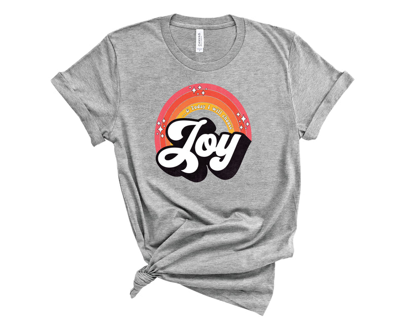 Today I Will Choose Joy Retro - Graphic Tee