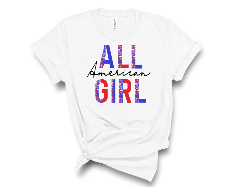 Tie Dye American Girl - Graphic Tee