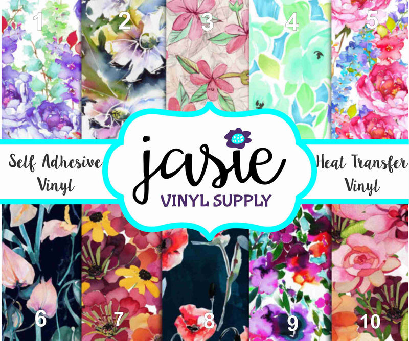 Flower Shop Printed Vinyl