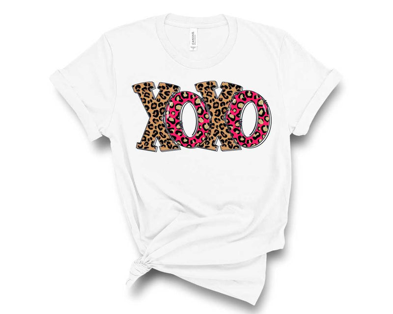 XOXO pink leopard - Transfer