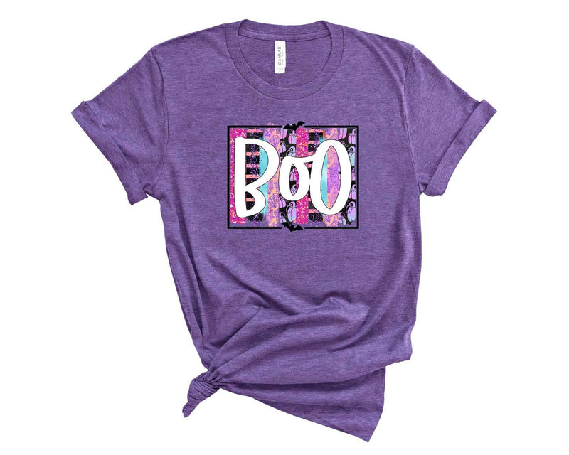 boo brush strokes pink - Graphic Tee