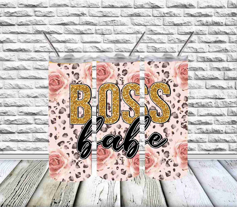 Boss babe floral - Tumbler