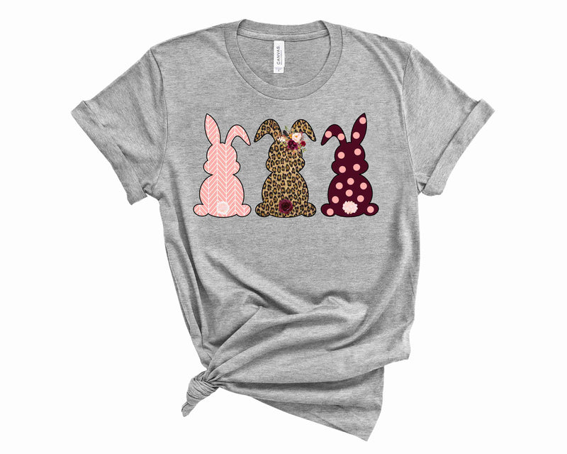 Dots & Leopard bunnies  - Graphic Tee