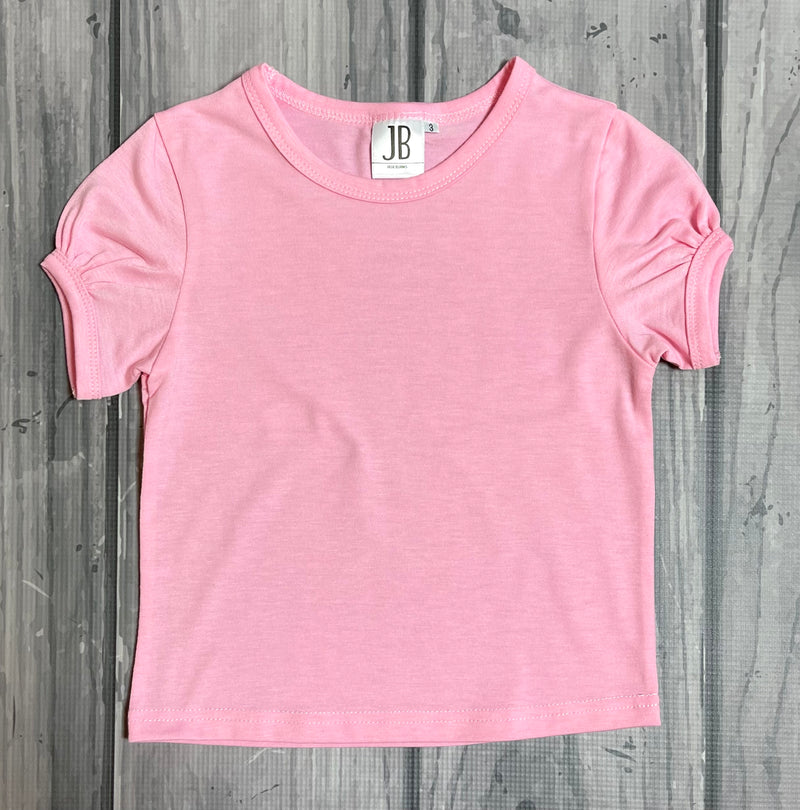 Polyester Ruffle Shirt - Pink