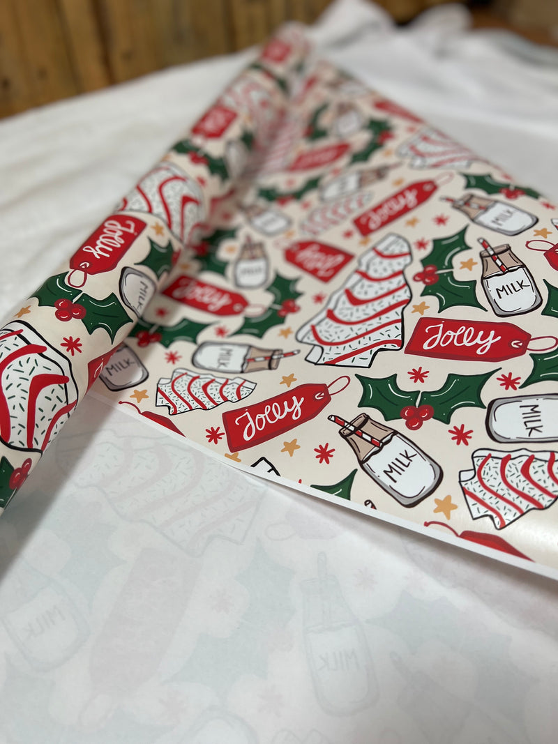 Jolly Christmas Wrapping Paper
