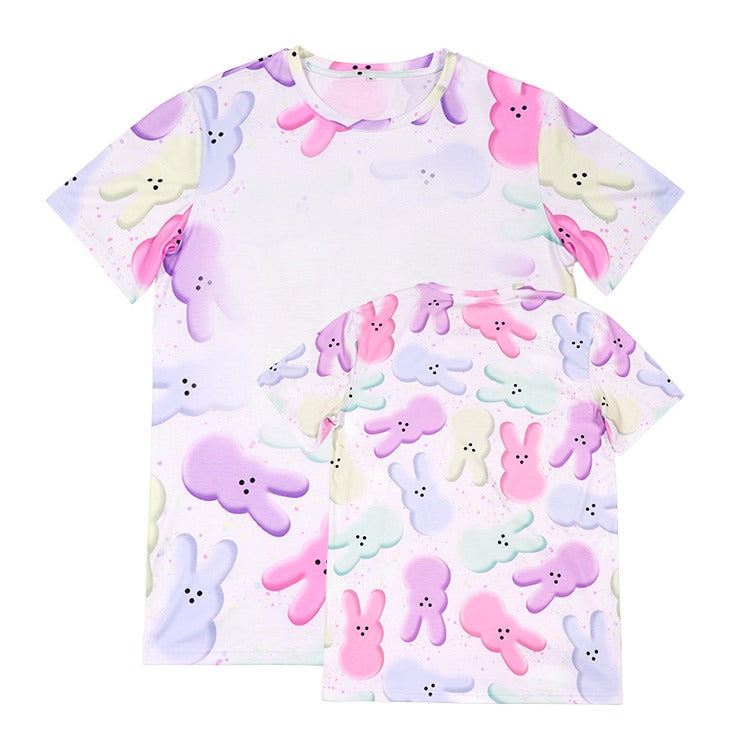 Polyester Bleach T-Shirt - Easter Peep