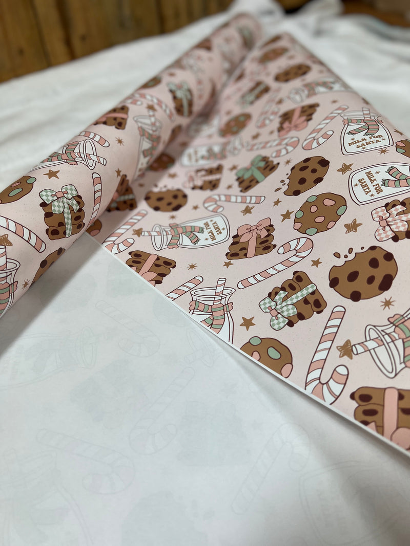 Milk, Cookies & Candies Wrapping Paper