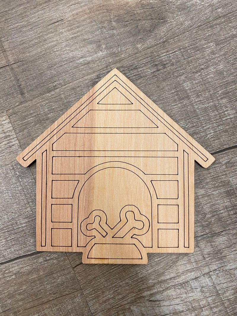 Wood Shape- Dog House