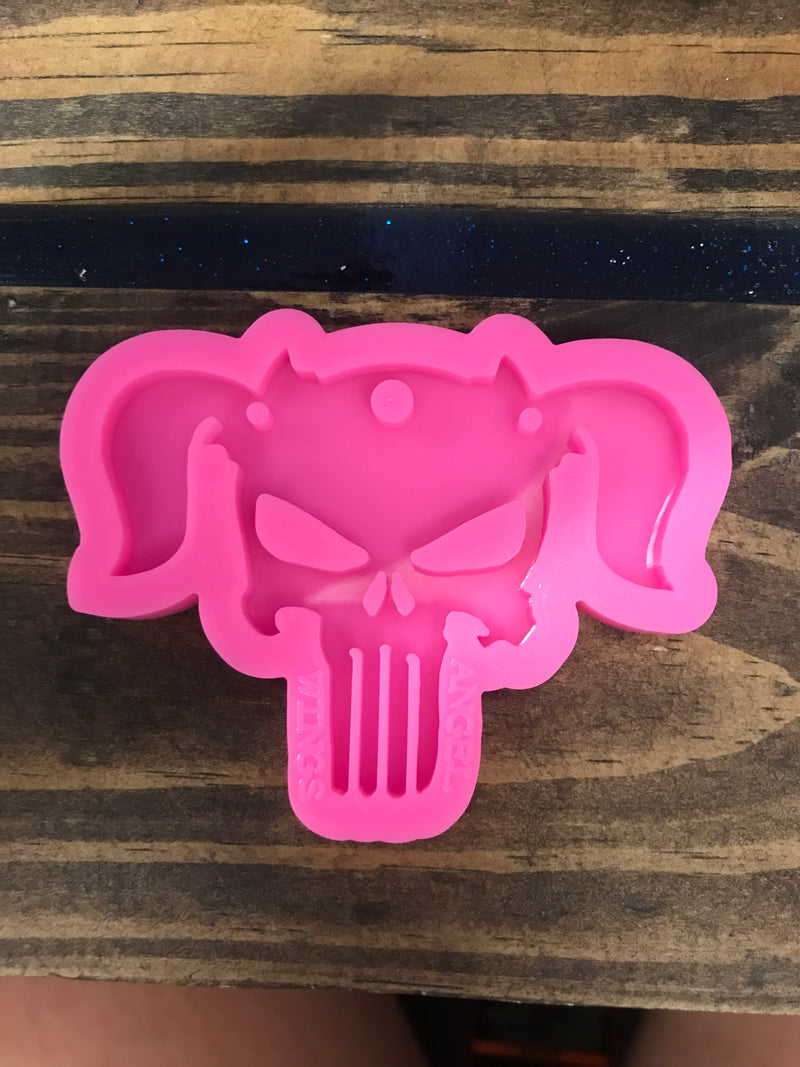 Girl skull mold