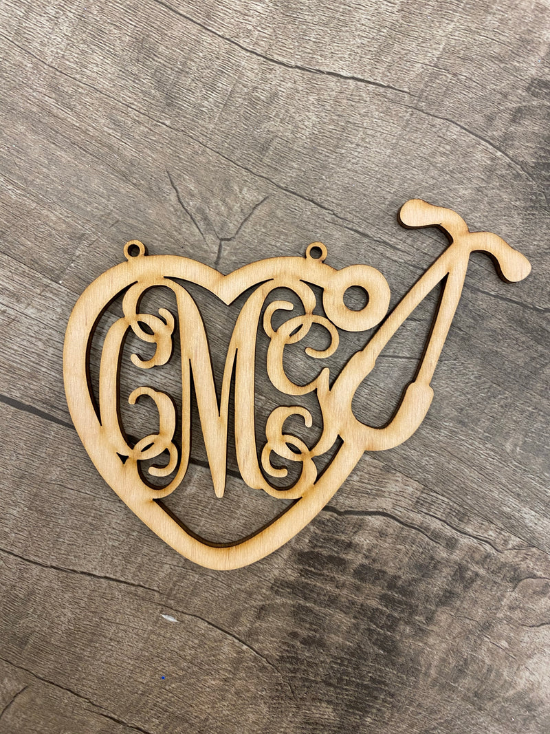 Stethoscope Monogram