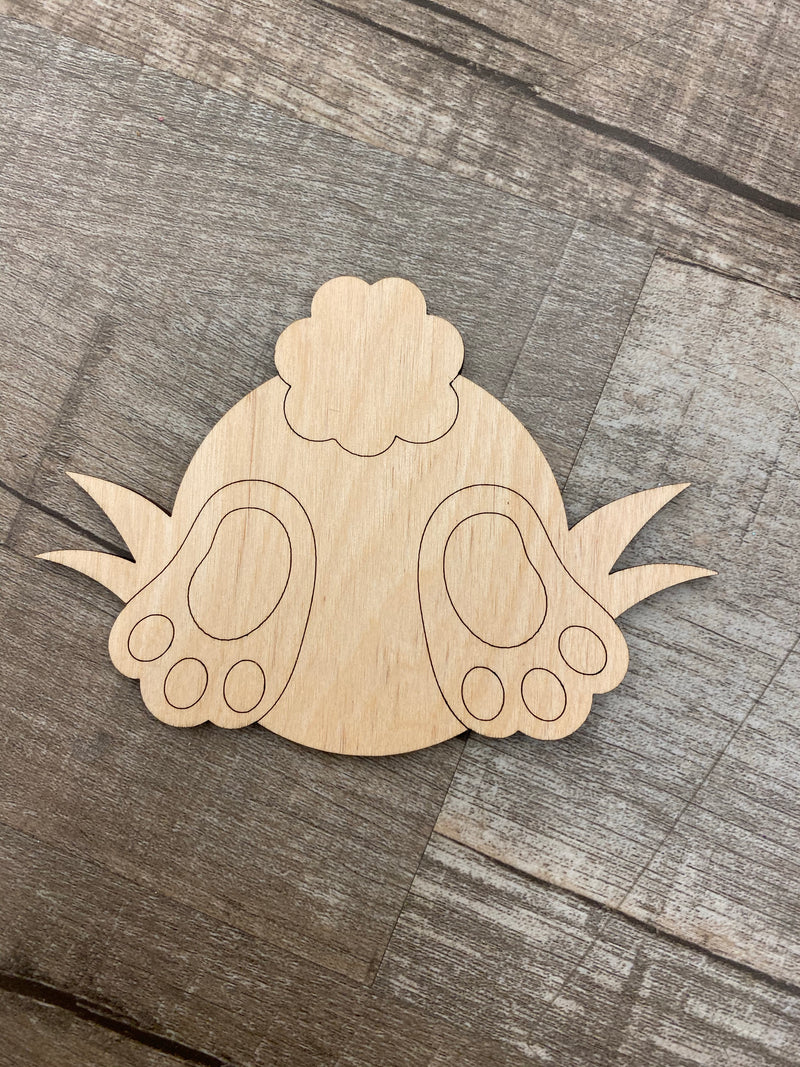 Wood Shape- Bunny bottom