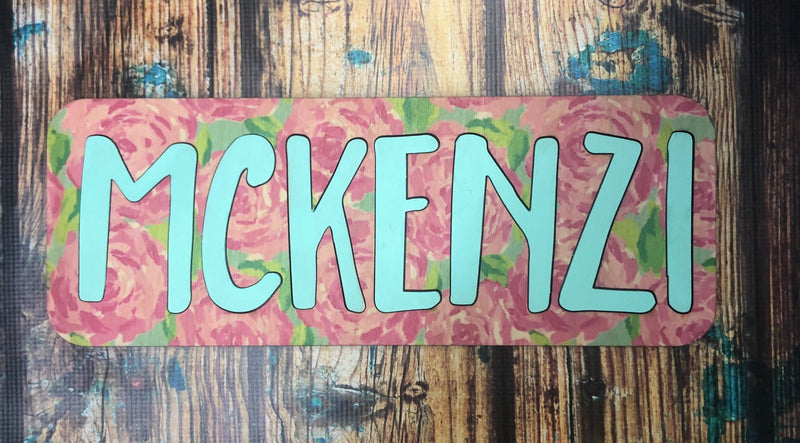 Puzzle Name Boards- Pattern - Decor