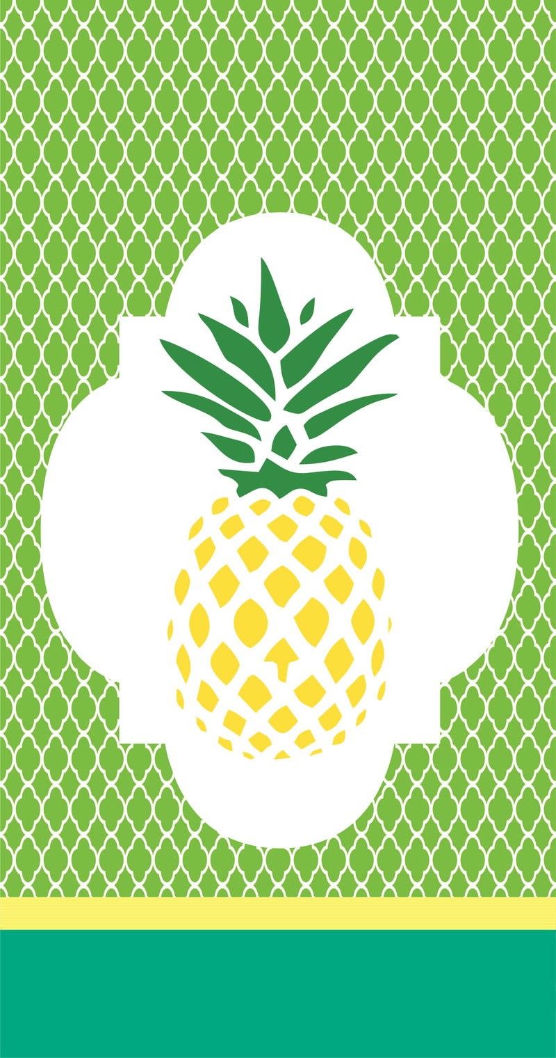 Garden Flags- quatrafoil pineapple