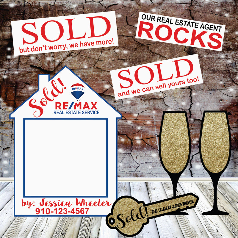 Real Estate Photo Props/ Signs