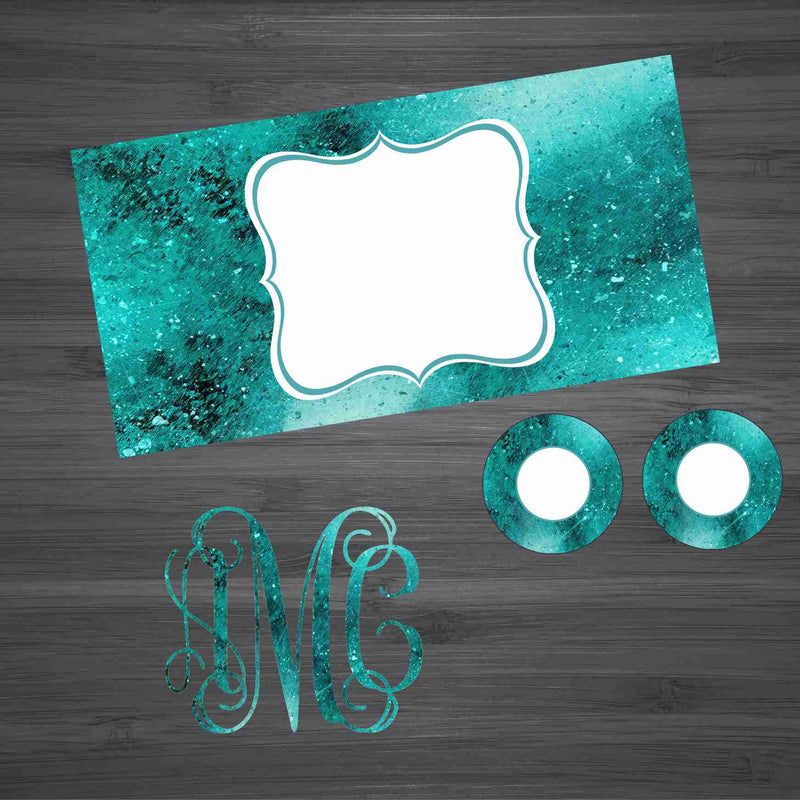 Teal Splatter Car Kit