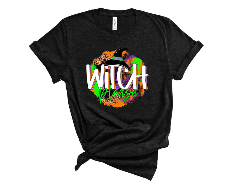 witch please grunge circle - Graphic Tee