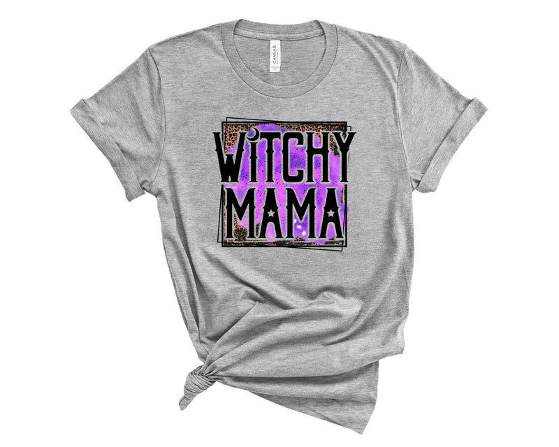 witchy mama purple leopard - Transfer